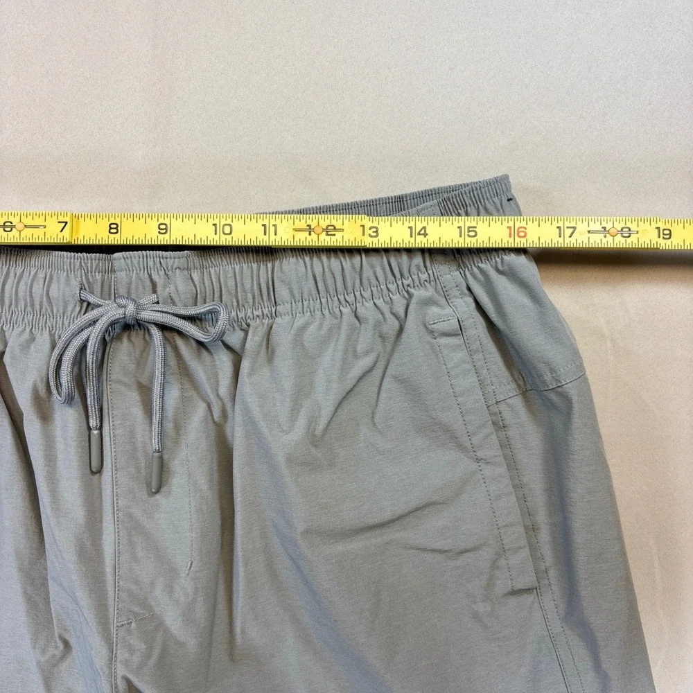 Men's Athletic Drawstring Shorts - Light Gray